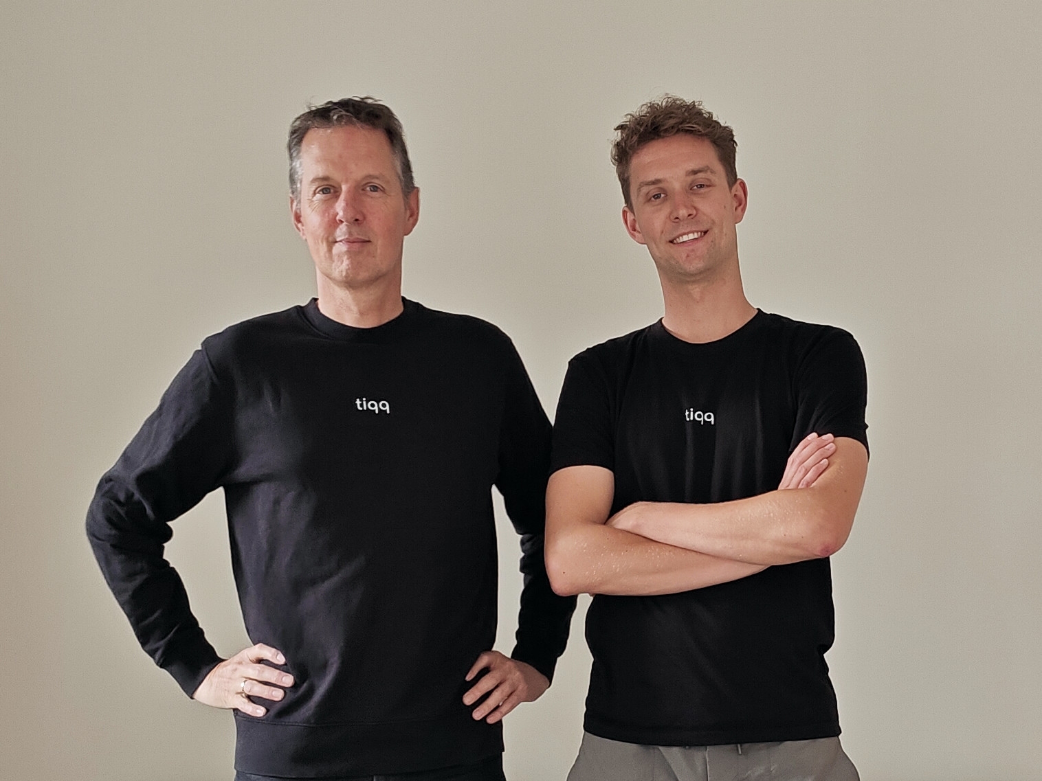 Ticketservice tiqq is opgericht door Bjorn en Jurre Foto oprichters tiqq: Bjorn en Jurre